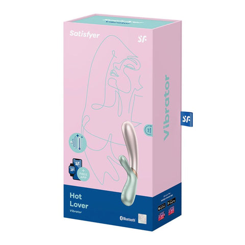 Hot Lover Rabbit Clitoral and G Spot Massager by Satisfyer - Finger and Tongue Vibrators