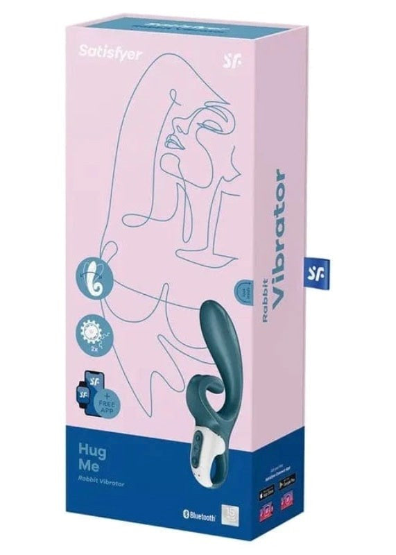 Satisfyer Hug Me Rabbit Vibe App Control - - Clit Ticklers and Pulsators