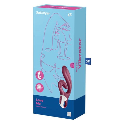 Love Me 24 Functions Silicone Rabbit Vibrator by Satisfyer - Rabbit Vibrators