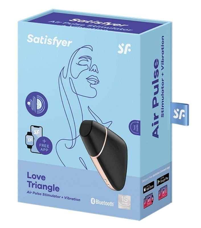 Satisfyer Love Triangle Black - - Remote Control Vibrators