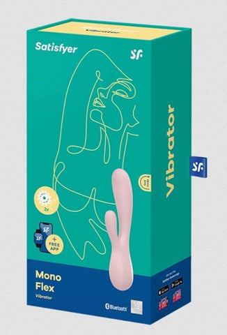 Mono Flex Mauve App Controlled Rabbit Vibrator - Body Wands