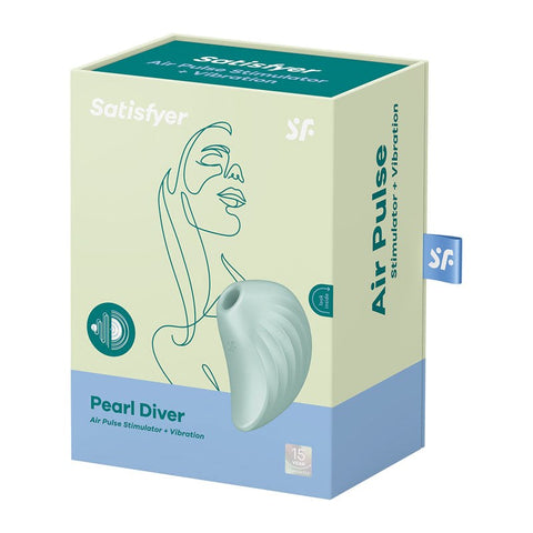 Diver Air Pulse Simulator Mint Vibrator by Satisfyer - G-Spot Vibrators
