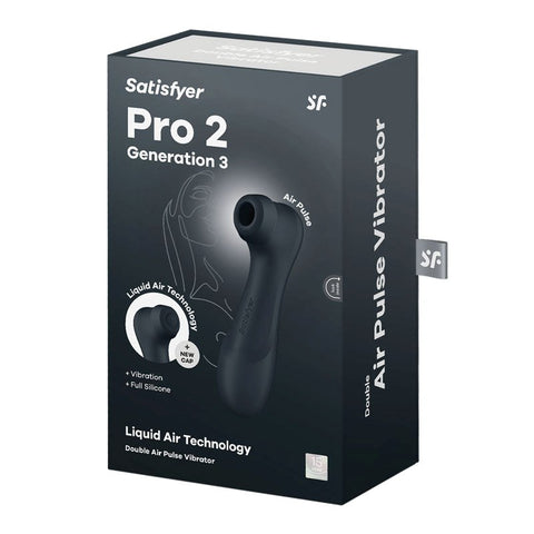 Pro 2 Gen 3 Clitoral Stimulator Clit Vibrator by Satisfyer - Clit Ticklers and Pulsators