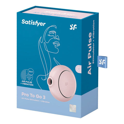 Pro To Go 3 Clit Vibrator by Satisfyer - Clit Ticklers and Pulsators