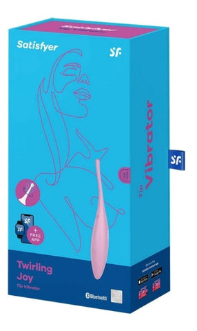 Twirling Joy Tip Stimulator Bullet Vibrator by Satisfyer - Bullet Vibrators