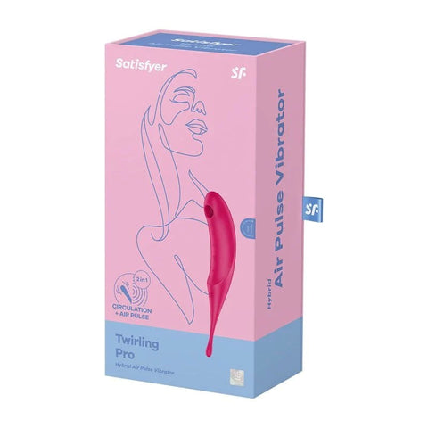 Twirling Pro Hybrid Air Pulse G Spot Vibrator by Satisfyer - Clit Ticklers and Pulsators