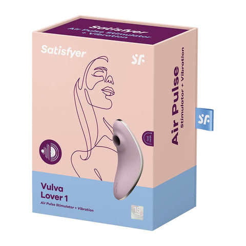 Vulva Lover 1 Violet Clit Vibrator by Satisfyer - Clit Ticklers and Pulsators
