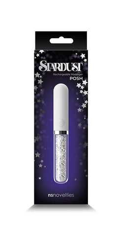 Stardust Posh Rechargeable Bullet Vibrator by NS Novelties - Glass Sex Toys