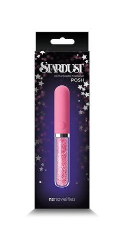 Stardust Posh Rechargeable Bullet Vibrator by NS Novelties - Glass Sex Toys