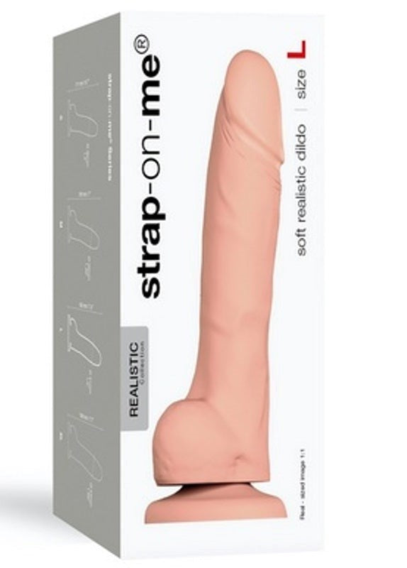 Strap-on-Me Soft Realistic Dildo Large - - Moulding Kits