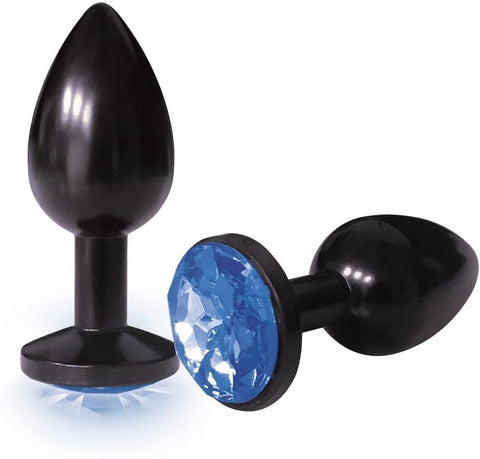 The Starter Anodised 2.8'' Butt Plug with Round Jewel - Butt Plugs