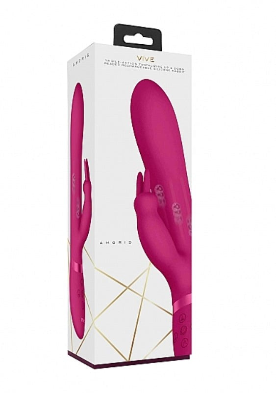 Vive Amoris Stimulating Beads Rabbit Vibrator - - Rabbit Vibrators