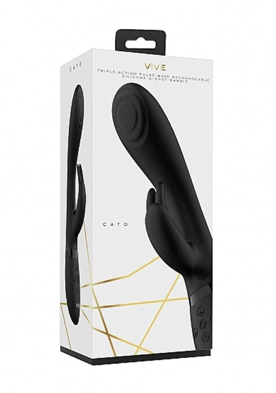 Vive Cato Pulse G-Spot Rabbit Vibrator - - Rabbit Vibrators