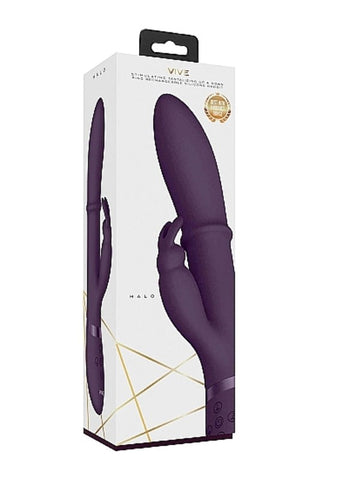 Vive Halo USB Rechargeable Rabbit Vibrator by Shots Toys - Non-Realistic Dildos