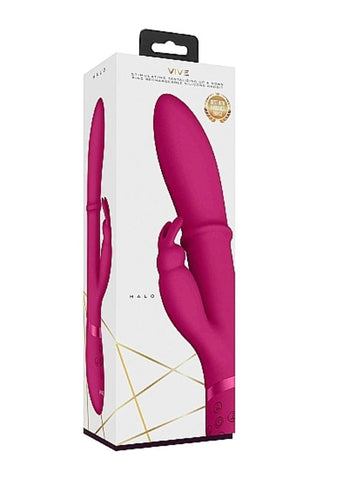 Vive Halo USB Rechargeable Rabbit Vibrator by Shots Toys - Non-Realistic Dildos