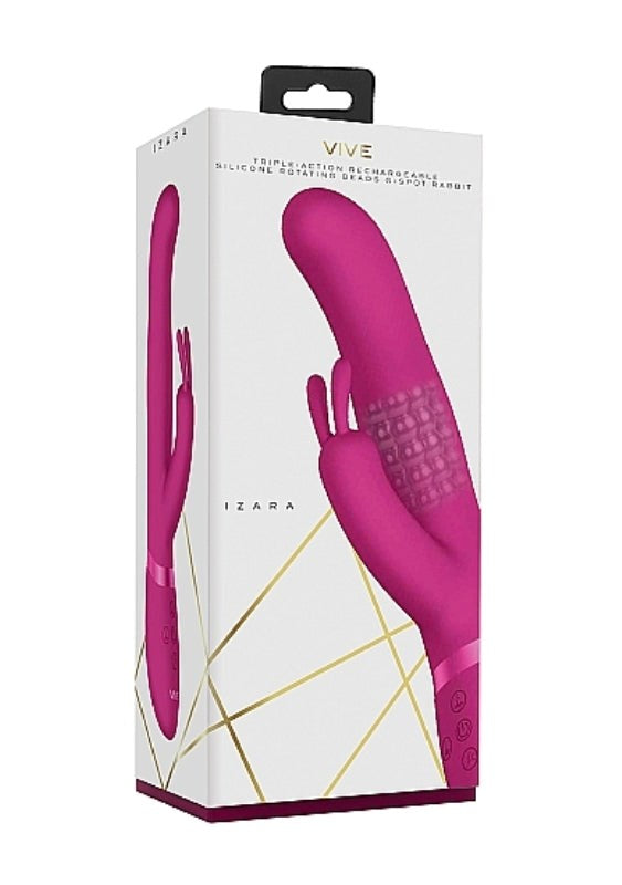 Vive Izara Rotating Beads Rabbit - - Rabbit Vibrators