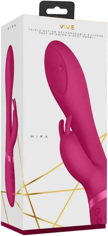 Vive Mira Spinning G-Spot Rabbit - - Rabbit Vibrators