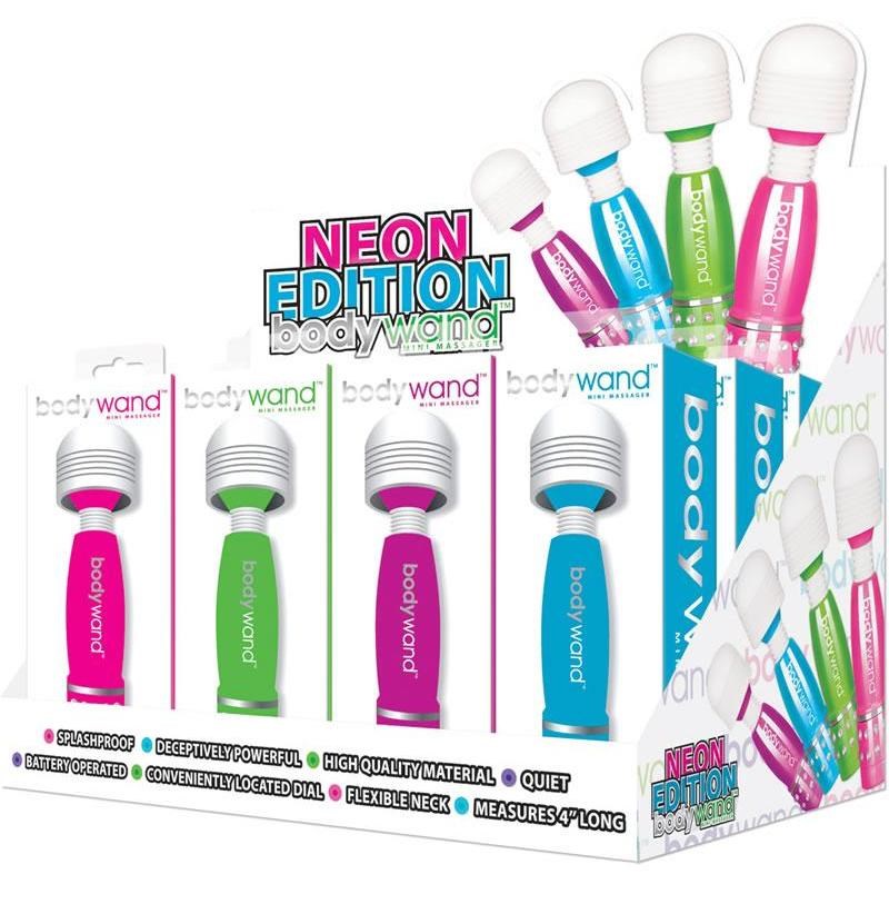 Bodywand Mini Neon Each - - Personal Massagers