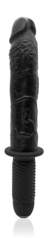 Dark Stallions 8.5 Vibrating Dong with 10 Functions - - Clit Ticklers and Pulsators