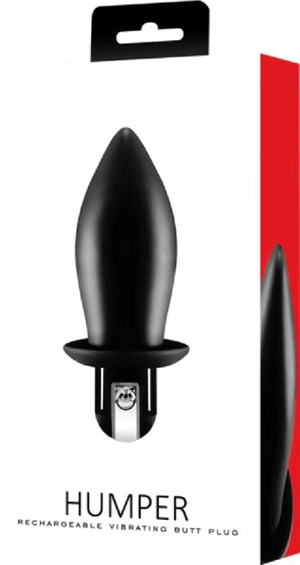 Excellent Power Wide Humper Rechargeable Vibrating Butt Plug - - Bullet Vibrators