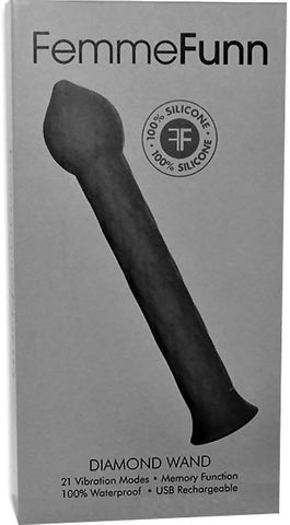 FemmeFunn Diamond Pleasure Wand by VVOLE LLC - Clit Ticklers and Pulsators