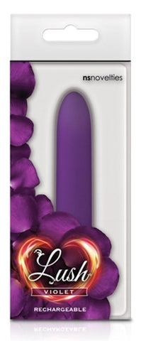 Lush Violet 3.7'' USB Rechargeable Vibrator - Bullet Vibrators