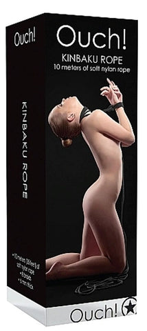Ouch Kinbaku Rope 10m Nylon Lingerie by Shots Toys - Cuffs and Restraints