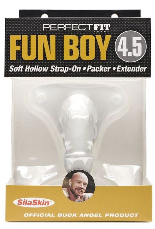 Perfect Fit Fun Boy 4.5 Inch Soft Hollow Strap-On - - Butt Plugs