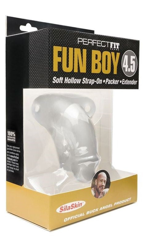 Perfect Fit Fun Boy 4.5 Inch Soft Hollow Strap-On - - Butt Plugs