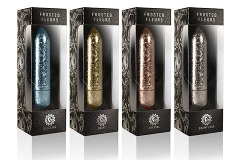 120mm Frosted Fleurs Bullet Vibrator by Rocks Off - Bullet Vibrators