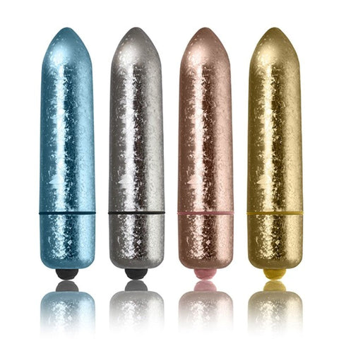 120mm Frosted Fleurs Bullet Vibrator by Rocks Off - Bullet Vibrators