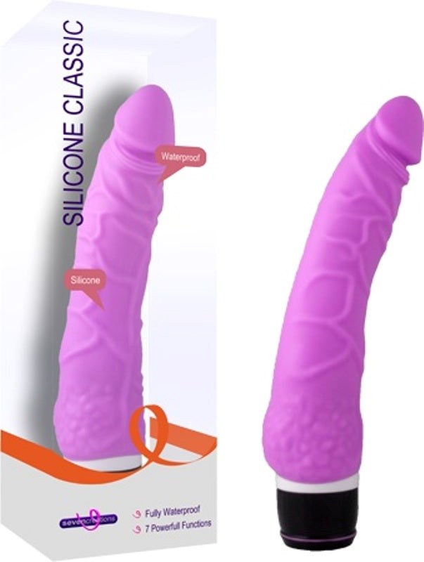 Silicone Classic Thin Veined 033 Seven Function - - G-Spot Vibrators