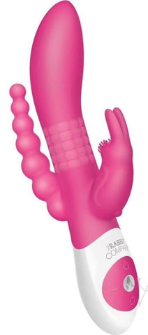 Beaded DP Rotating Rabbit Vibrator by Xgen Products - Clit Ticklers and Pulsators