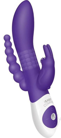 Beaded DP Rotating Rabbit Vibrator by Xgen Products - Clit Ticklers and Pulsators