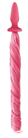 Unicorn Tails Pastel Butt Plug Silicone by NS Novelties - Butt Plugs