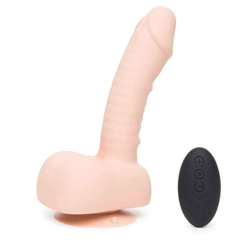 Uprize Remote Control AutoErect 6 Inch Vibrating Dildo - - Butt Plugs