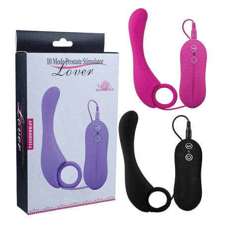 Lover Prostate Stimulator Vibrating by Aphrodisia - Butt Plugs