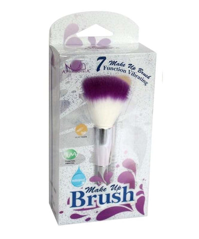 Make-Up Brush Massager Strap-On Textured by Aphrodisia - Strap On Sextoys