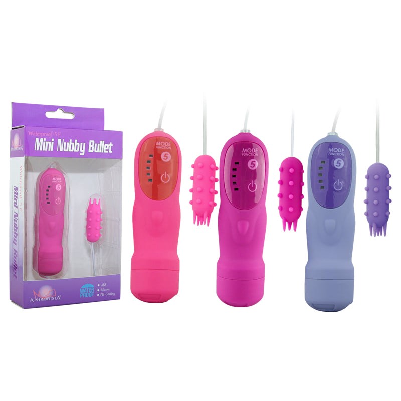 Aphrodisia Mini Nubby Bullet - - Bullet Vibrators