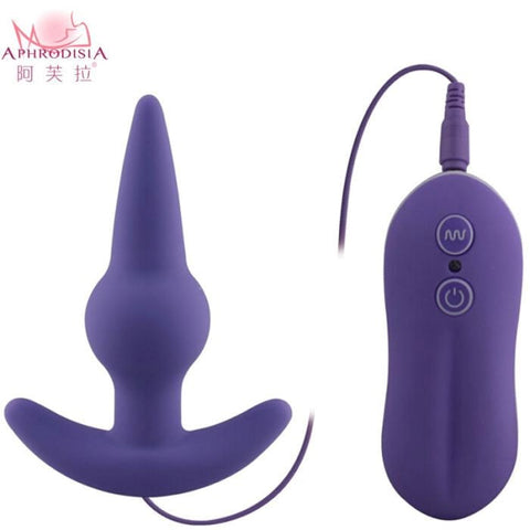Vibrating Anal Bulb Probe Butt Plug by Aphrodisia - Butt Plugs