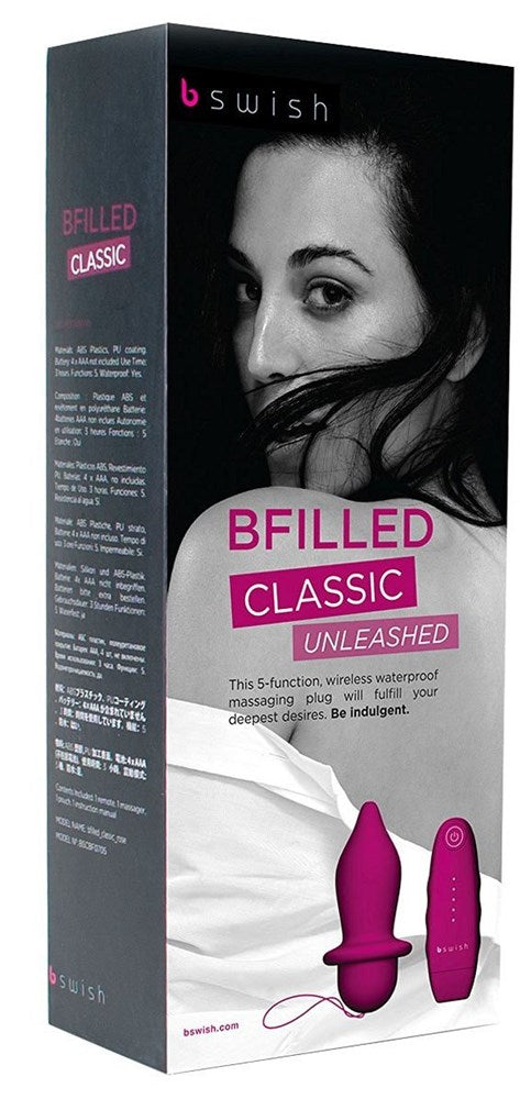 B Swish BFILLED Classic Unleashed Plug - - Rabbit Vibrators