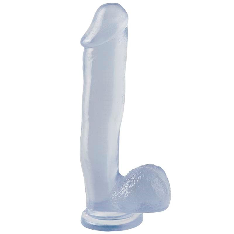 Basix 12 Inch Dong With Suction Cup - - Collars And Cuffs