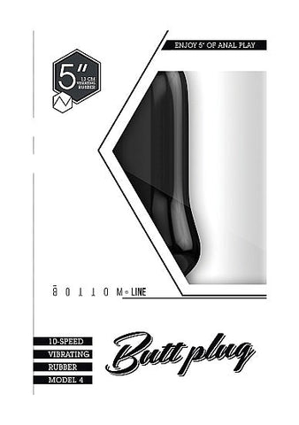 Bottom Line Vibrating Butt Plug Model 004 by Shots Toys - Anal Vibrators