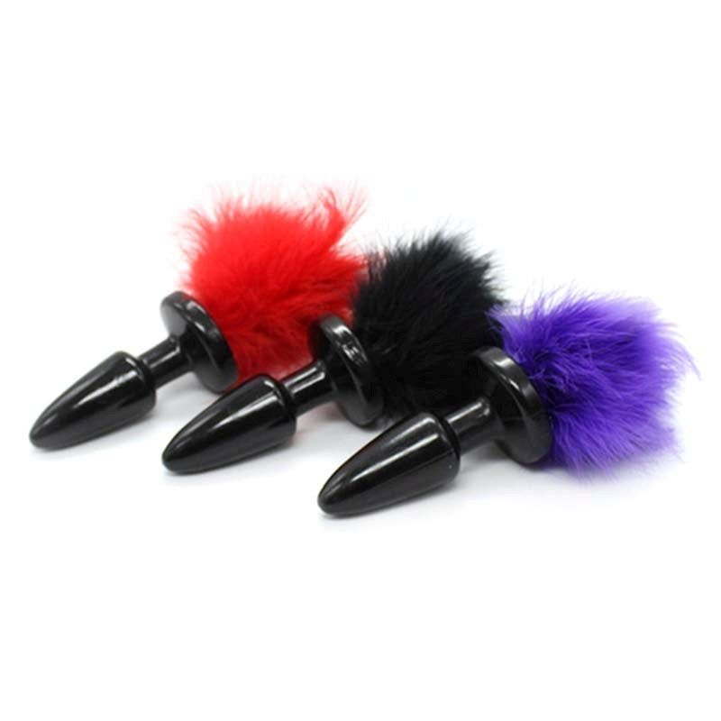 Bunny Tail Anal Plug - - G-Spot Vibrators