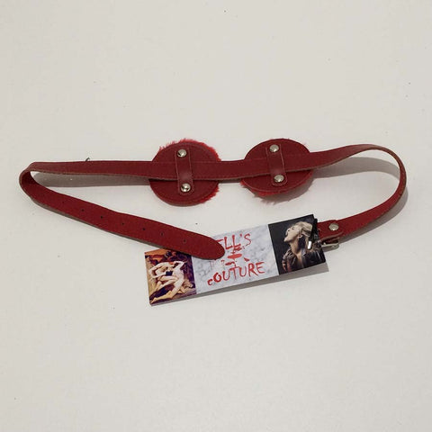 Club Lash Leather Blinkers by BDStyle - Steel Sex Toys