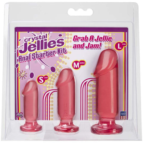 Anal Starter Clear Kit by Doc Johnson - Anal Beads and Balls