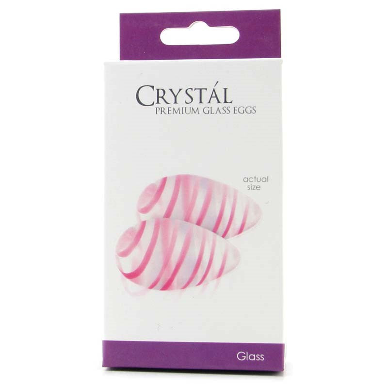 Crystal Premium Glass Eggs - - Glass Sex Toys