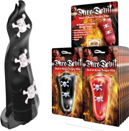 Devil Skull and Bones Tongue Vibe - - Fancy Dress Ups