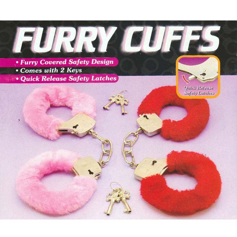 Die Cast Metal Furry Love Cuffs - - Butt Plugs