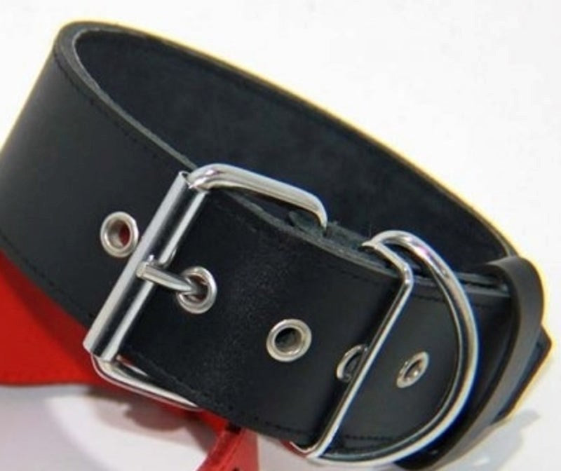 DOG Leather BDSM Collar - - Fancy Dress Ups